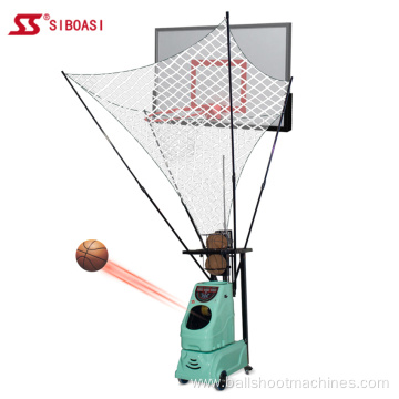 Basketball shooting practice equipment program machine